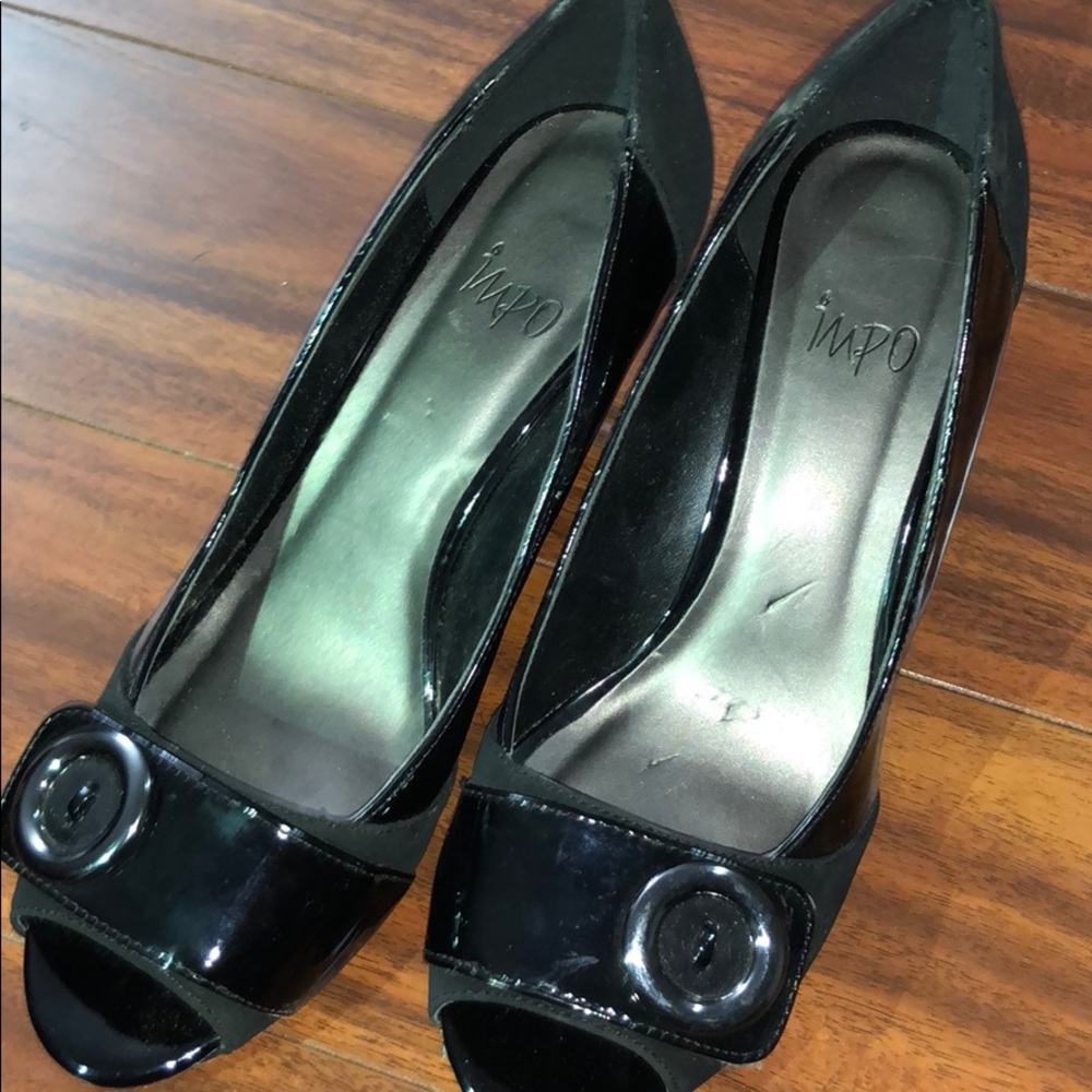 Impo Black Wedges